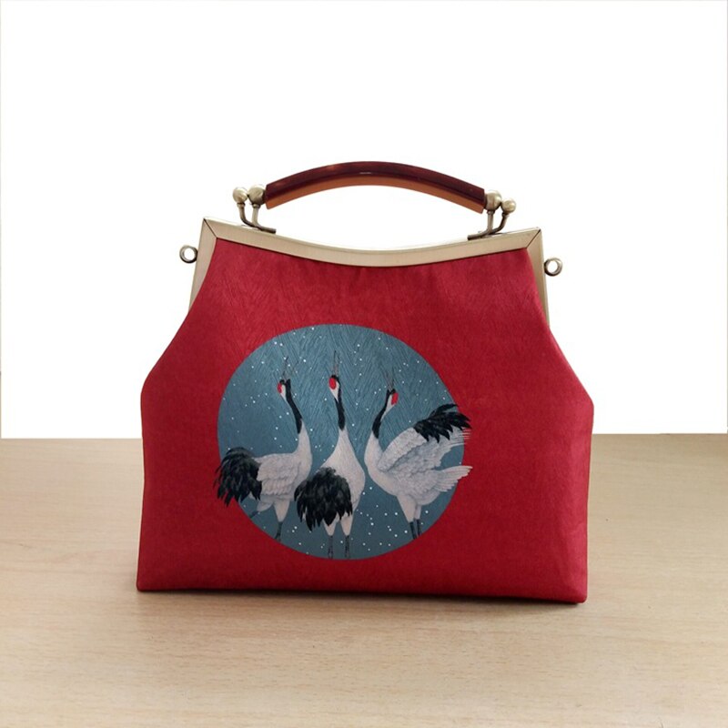 35*50cm Imitation Silk Chinese Style Pattern Fabric Cloth For Sewing Material DIY Bag Craft Material Fabric Textile Patchwork