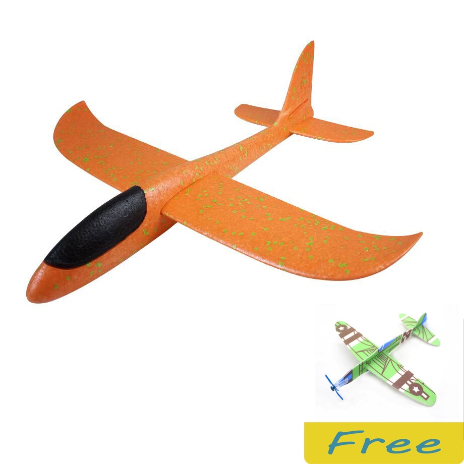 DIY Lanzamiento de mano aviones de ala voladora espuma modelo avión bolsa de rellenos de ala voladora juguetes de avión para niños