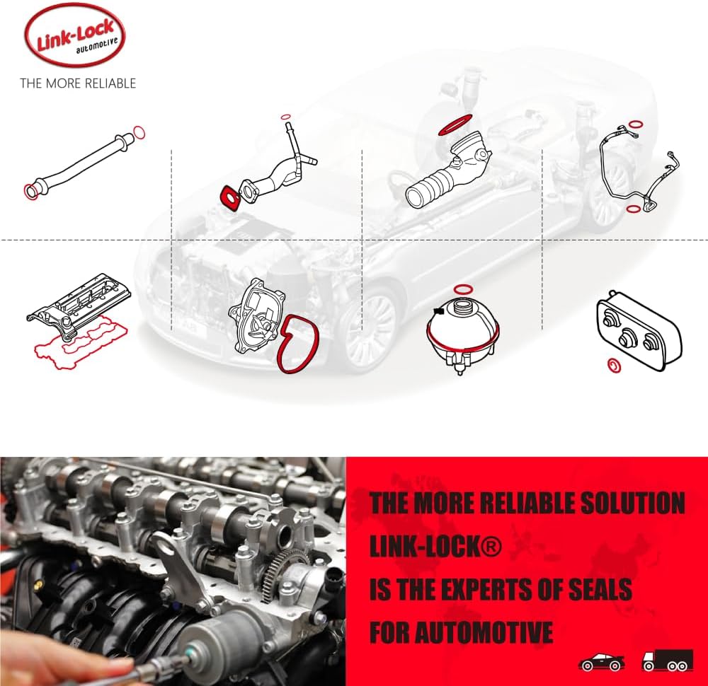 LINK-LOCK Coolant Pipe Water Tank to Auxiliary Pump Water Pipe 17129894780 17128689251 for BMW B58 x5 x6x7 g05 g06 g07