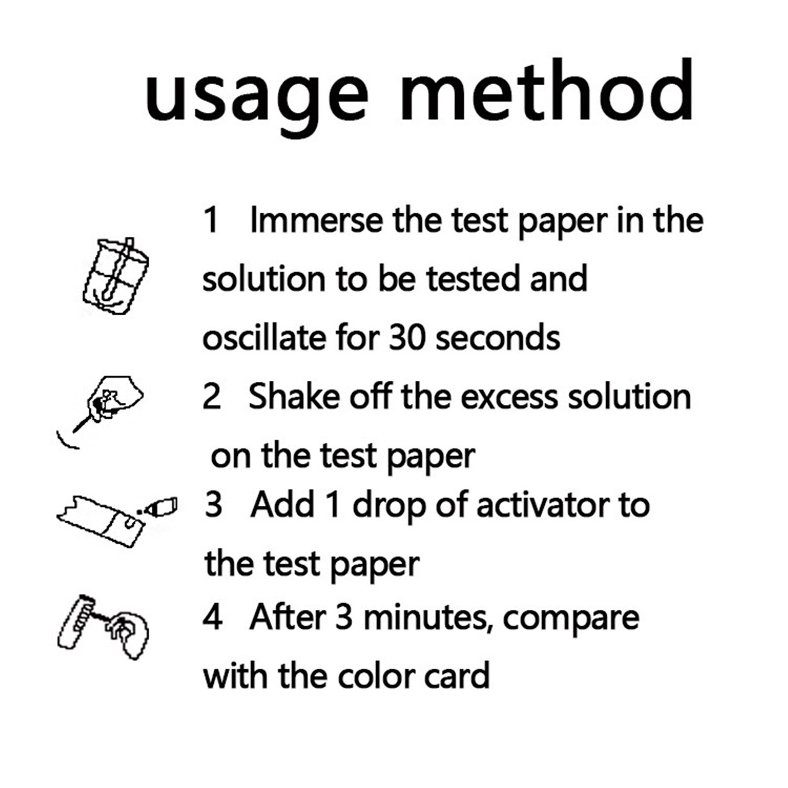 50pcs Ammonia Nitrogen Reagent Water Analysis Test Paper Rapid Detection Test Paper For Aquaculture Total Phosphorus Kit