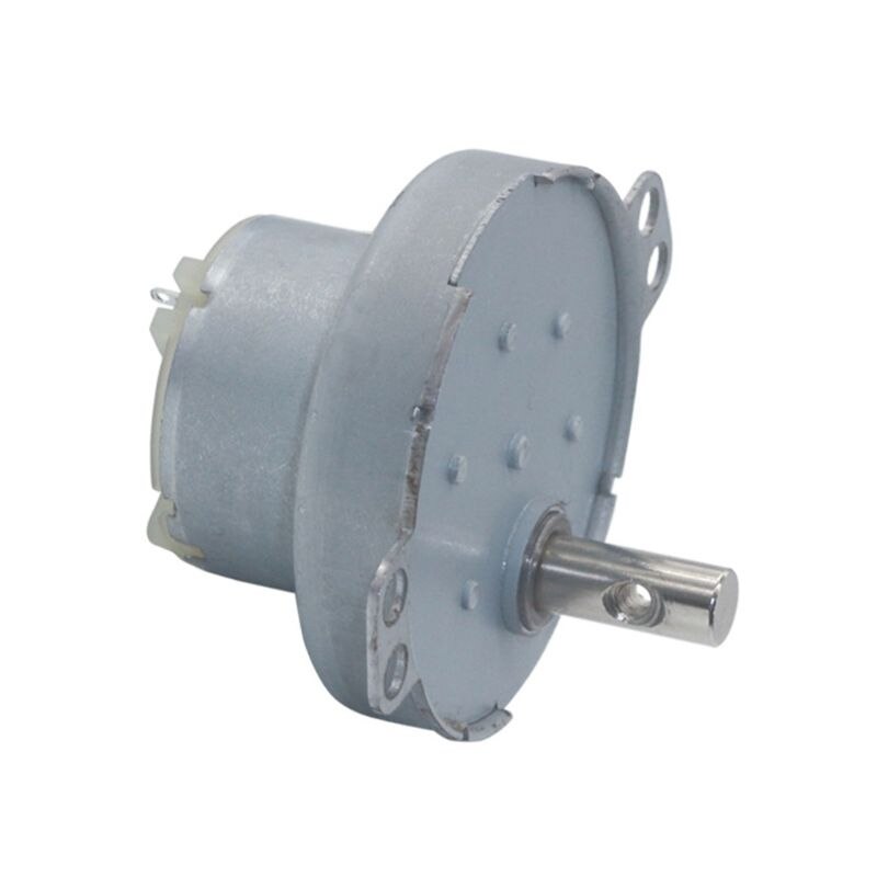 DC 12V High Torque Metal Gear Speed Reduction Motor Display Frame Moving Fan BBQ Motor Head Accessories JS50T W0YD