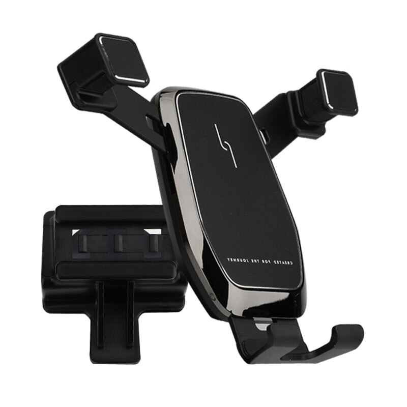Auto Telefoon Houder Auto Mount Intelligente Infrarood Voor Air Vent Mount Voor Geely Binyue Binrui Smart Charger Draadloze: Black B