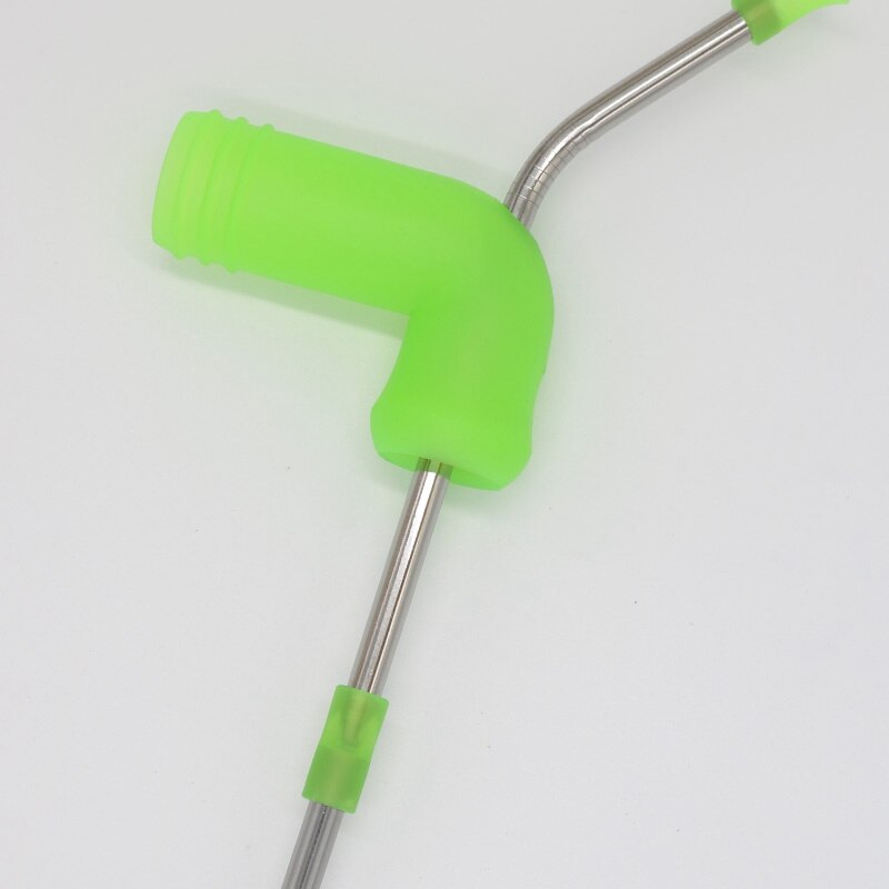 Øl snorkel, dobbelt øl snorkel, øl dispenser blå