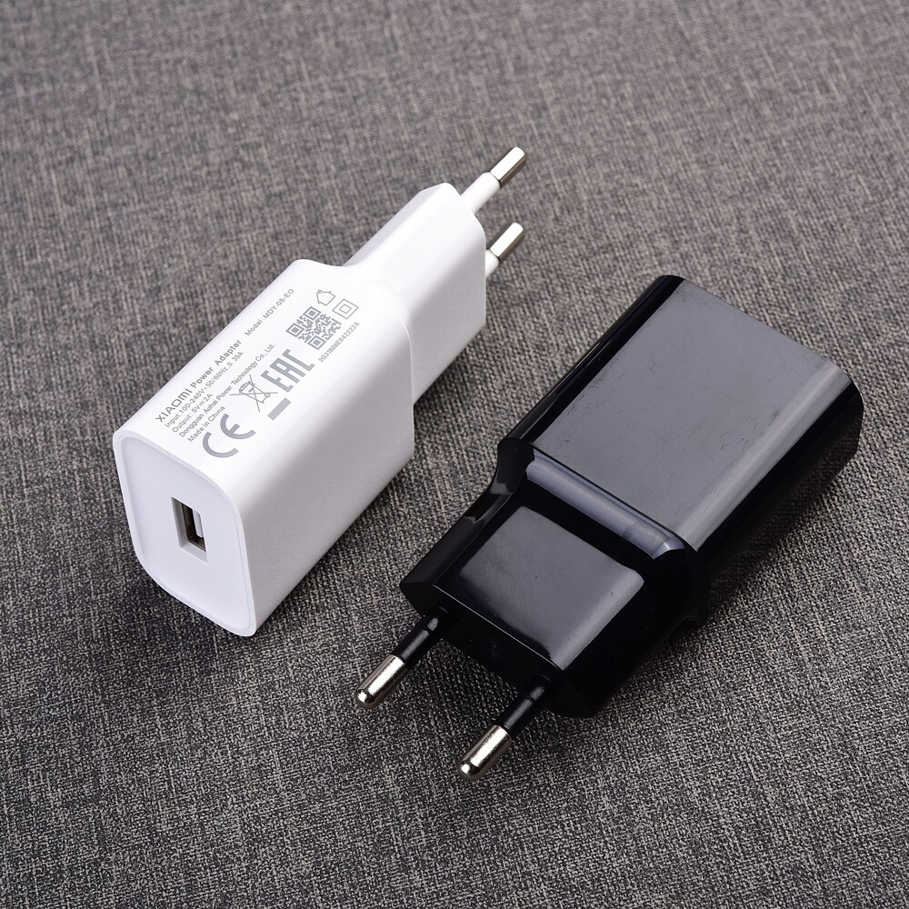 Xiaomi  mi 6 8 redmi note 8 8t pro ladegerät  qc3.0 schnell 12v 1.5a 9v 2a eu/us schnellladeadapter typ-c-kabel für mi  a3 cc9