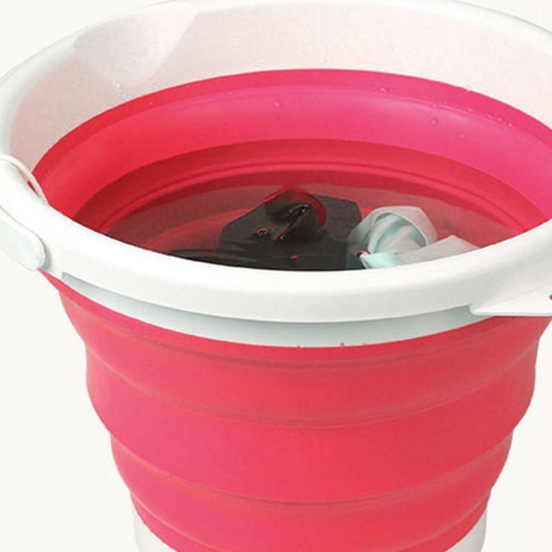 Foldable Mini Washing Machine Rotating Ultrasonic Turbines Washer USB Charging Laundry Clothes Cleaner for Home Travelg