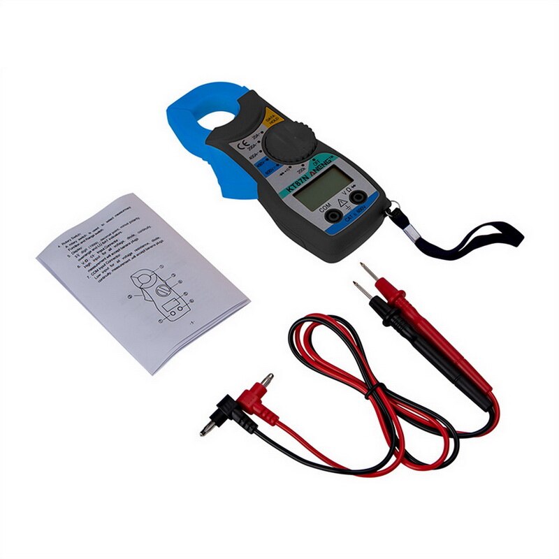 Multifunction Non Contact AC/DC Clamp Multimeter LCD Digital Current Resistance Capacitance Volt Meter Electrical Megger Tester