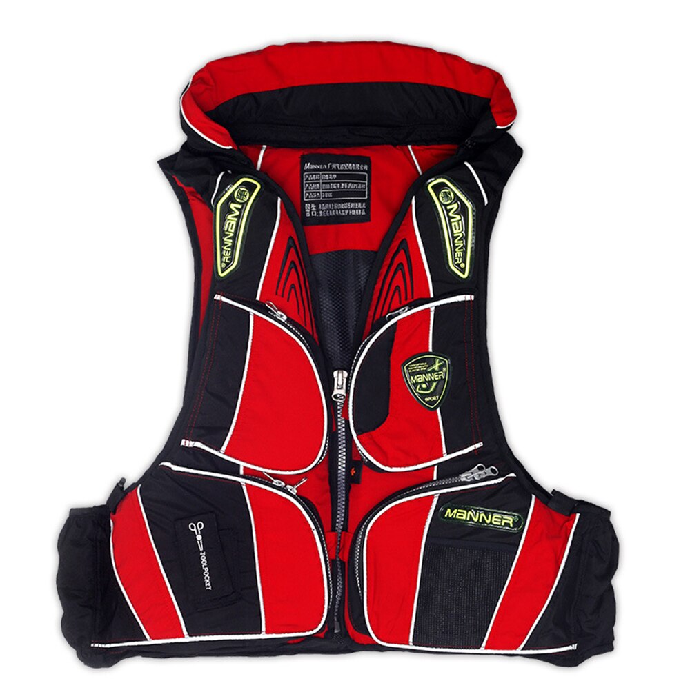 Chaleco salvavidas ligero multibolsillo para pesca y natación, salvavidas para adultos, de alta flotabilidad, Kayak a la deriva,: Above 80kg