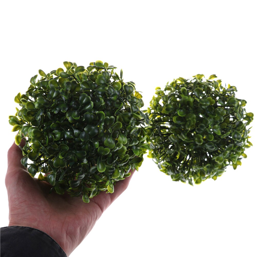 15 CM Newest Artificial Plant Ball Topiary Tree Boxwood Home Christmas Outdoor Wedding Party Decoration