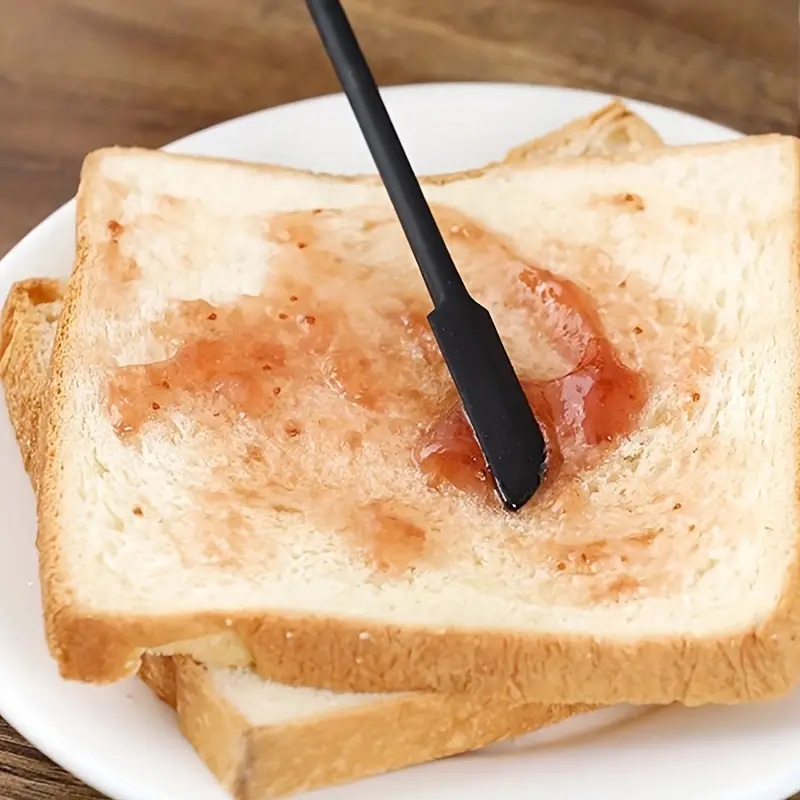 3-delige mini-siliconen spatelset - hittebestendig, meerdere maten voor pot, flessen en keuken - perfect voor koken, bakken en make-uptoepassingen