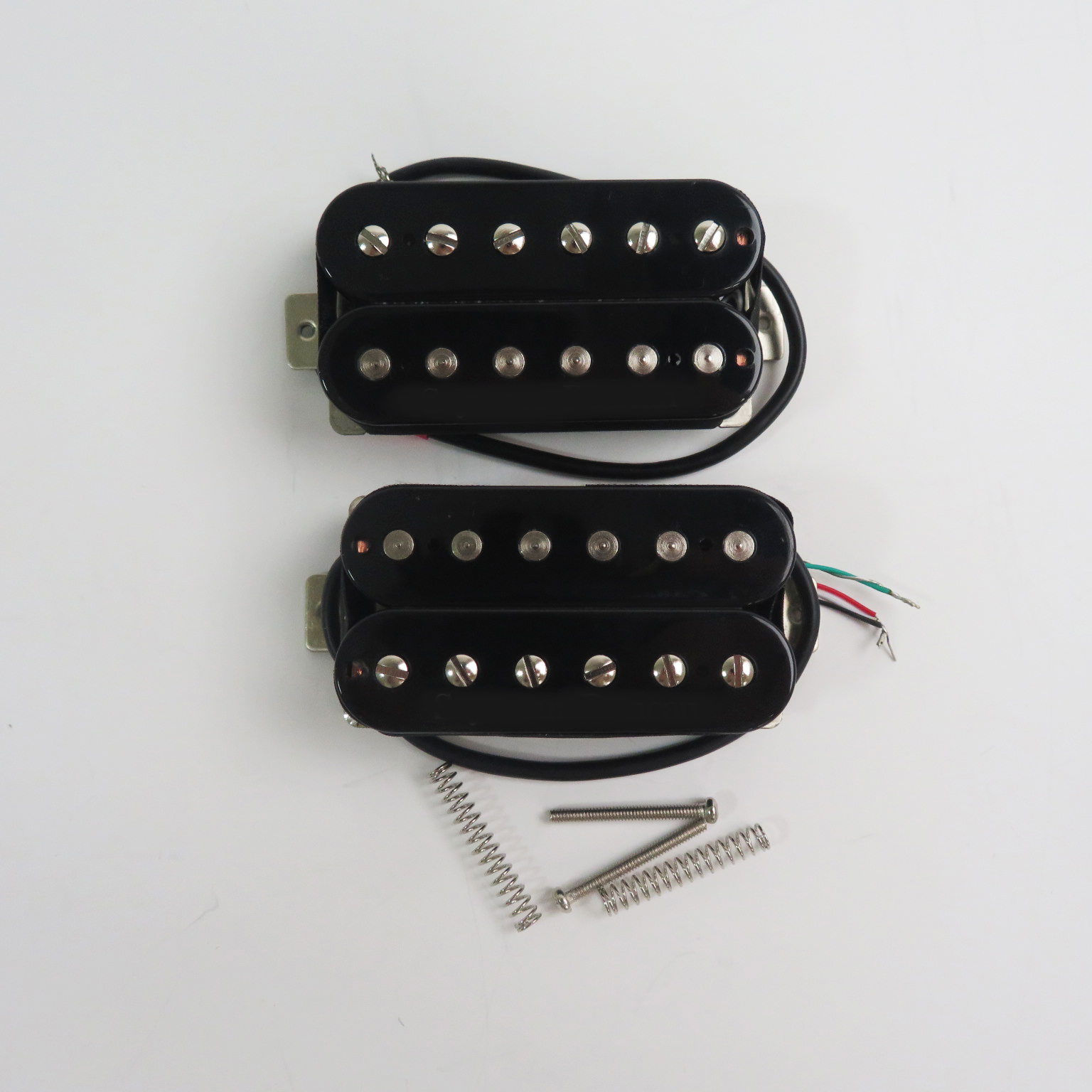 Humbucking électrique JE514 ups Alnico 5, noir/zèbre: Gris foncé