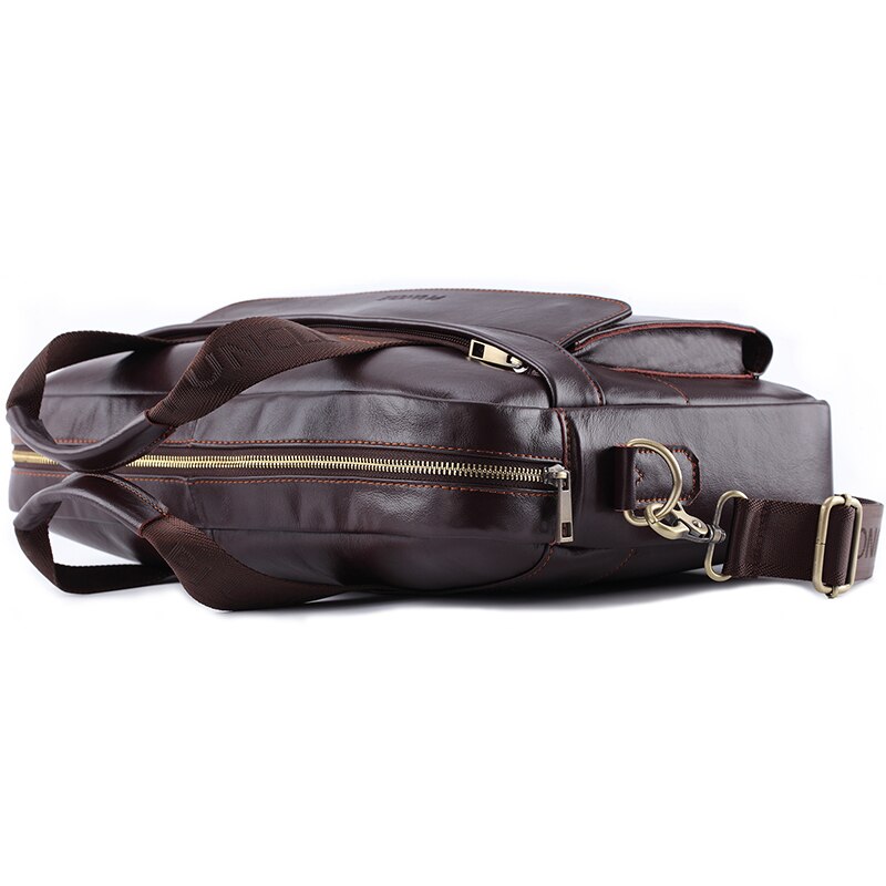 Pi ONKEL Leder Geschäft herren Aktentasche Schulter Umhängetasche lässig Laptop Tasche Reisetasche