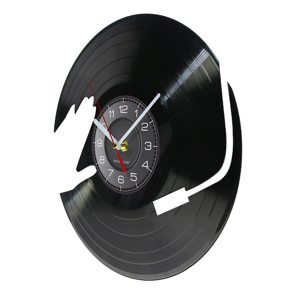 Dj musik vinylskiva lp väggklocka klocka 3d nattljus fest danshall dekor vintage klocka musikklubb för dj