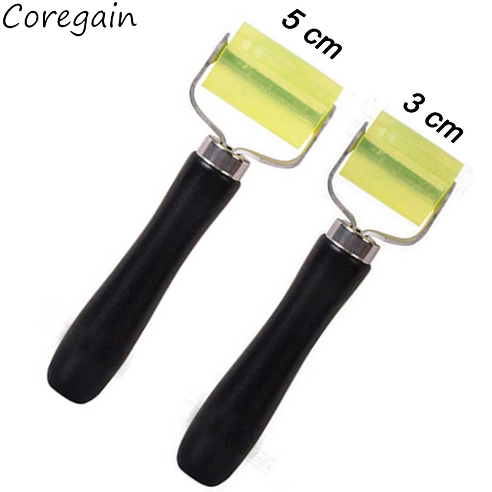Rodillo de goma para limpieza de puertas y ventanas, raspador de rueda, película de vinilo para coche, papel de envoltura, herramientas de desplazamiento de costura, 3cm, 5cm