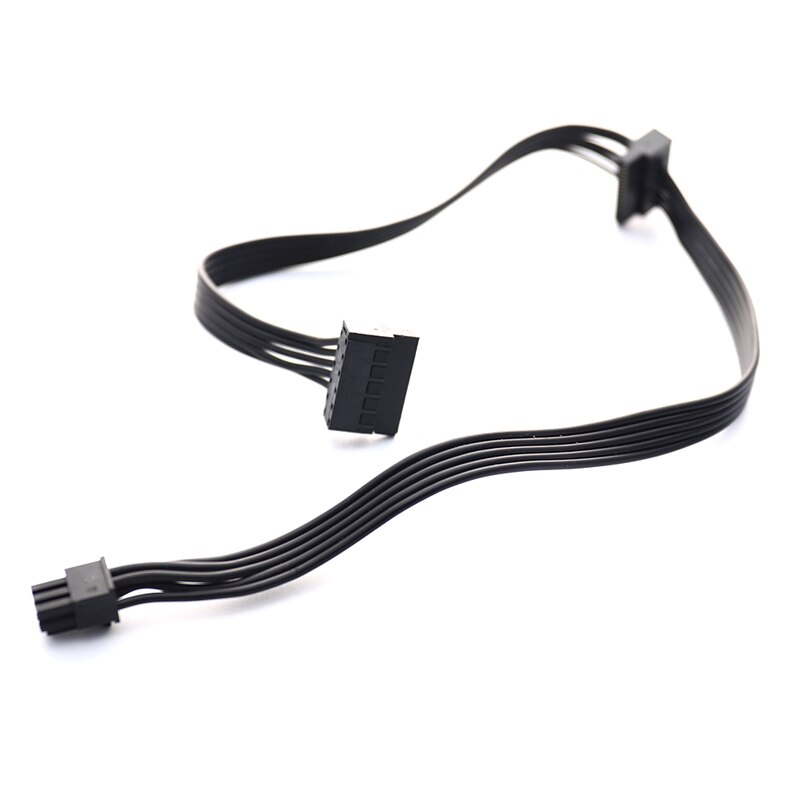 Câble Séparateur D'alimentation SATA 15 Broches - 1 Mâle Vers 2 Femelles Angle Droit 20cm