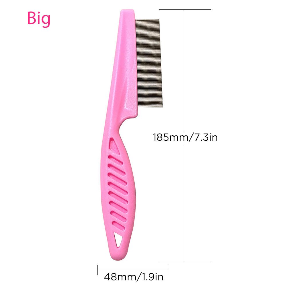 Hair Lice Comb Brushes Terminator Fine Egg Dust Nit Free Removal Stainless Steel: 3