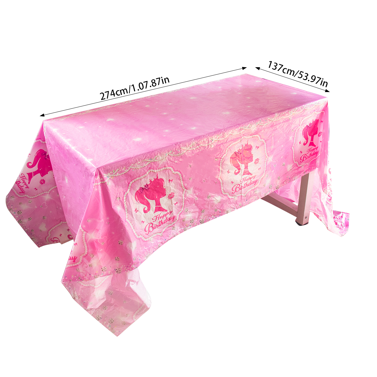 Vaisselle jetable pour fête à thème rose pour filles, assiette en papier, tasse, serviette, princesse, décor de fête d'anniversaire pour enfants, fournitures de réception pour bébé: vert clair