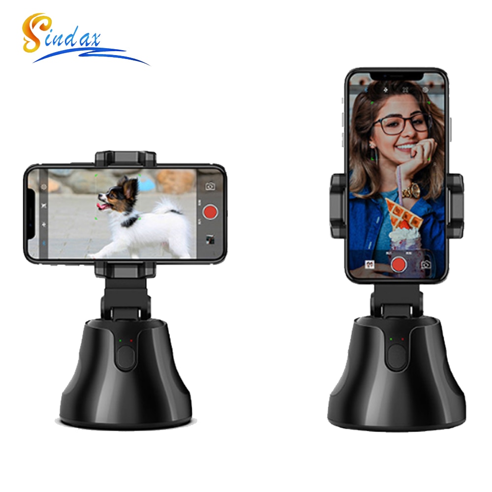 Smart Tracking Gimbal - 360° Face Recognition - AI Composition - Bluetooth - for Vlogging & Live Video