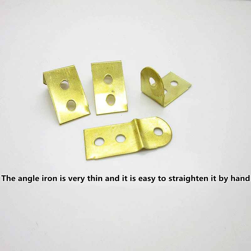 4 Pcs L-shaped Corner Furniture Fixture Connecting Piece Photo Frame Accessories Corner Frame Fixing Piece Small Angle Iron