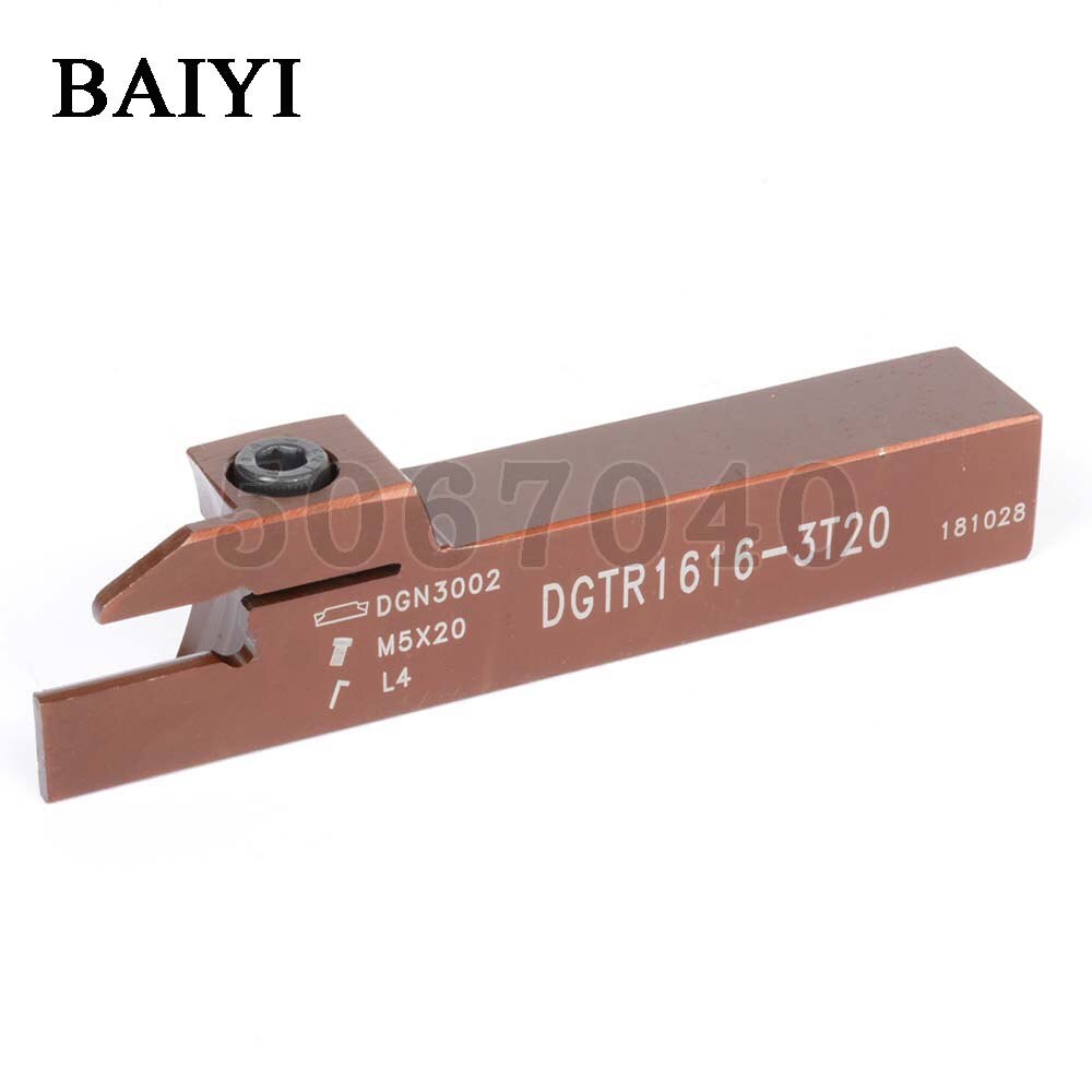 Portacuchillas de torno para ranuras de corte de DGTR1616-3T20, portacuchillas de torneado externo para Iscar DGN3003J, hoja de corte de 3mm
