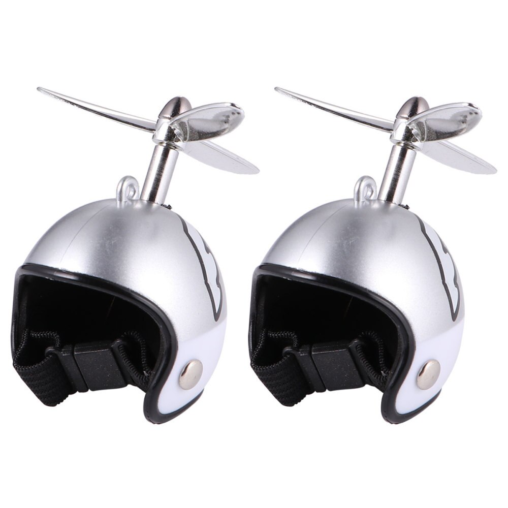 2pcs Funny Chicken Helmet Pet Protective Gear Sun Rain Protection Helmet Costumes Accessories Bird Hens Pet Supplies: Silver pattern