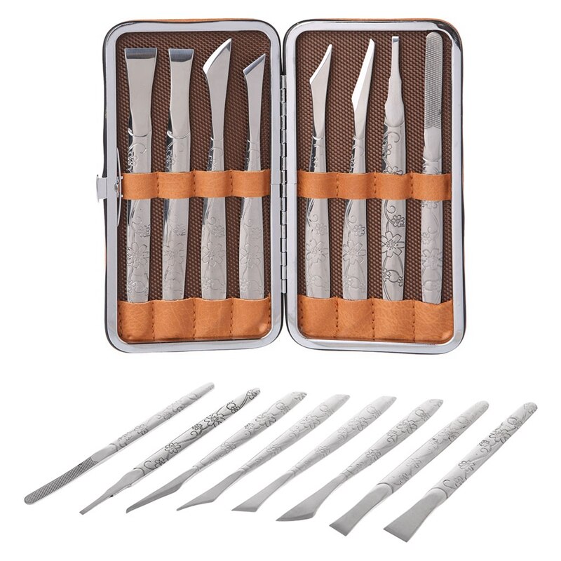 Rustfrit stål pedicure kniv negleklipper manicure kniv værktøj til dermatomi kniv pedicure værktøj