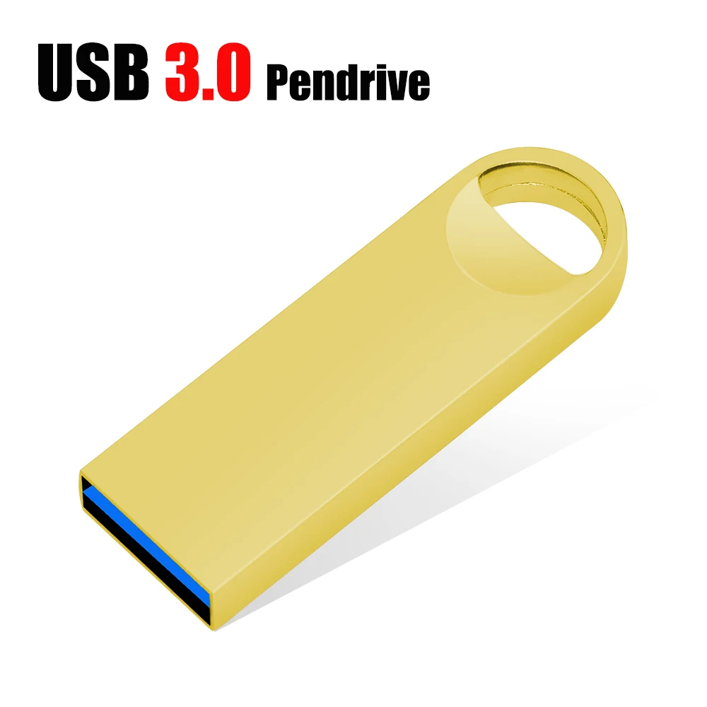 USB 3.0 Fash Drive 128GB 64GB 32GB 16GB 8GB pen drive флешка flash drive waterproof silver u disk memoria cel usb stick: WHITE / 32 GB