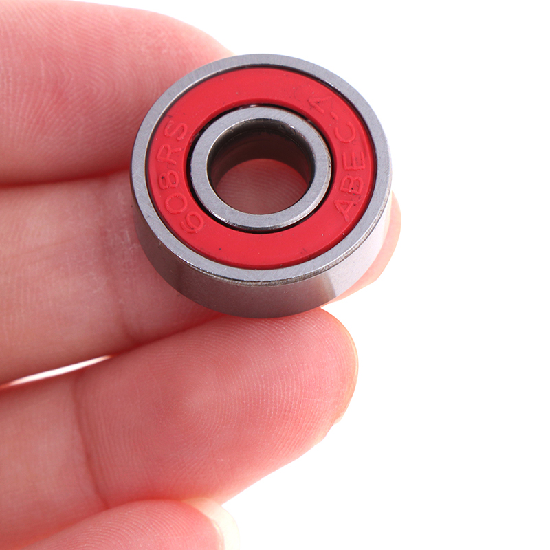 5Pcs Red ABEC-7 608RS Skateboard Roller Sealed Ball Bearings 8x22x7mm