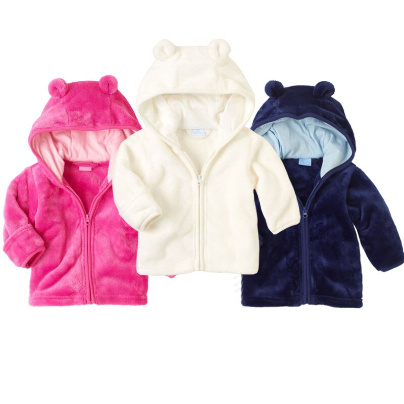 Baby Herbst Winter Ohren Mit Kapuze Jacke für Neugeborene Baby Warme Mäntel Oberbekleidung freundlicher Jungen Mädchen Kleidung Kleidung Jacken 3-24M