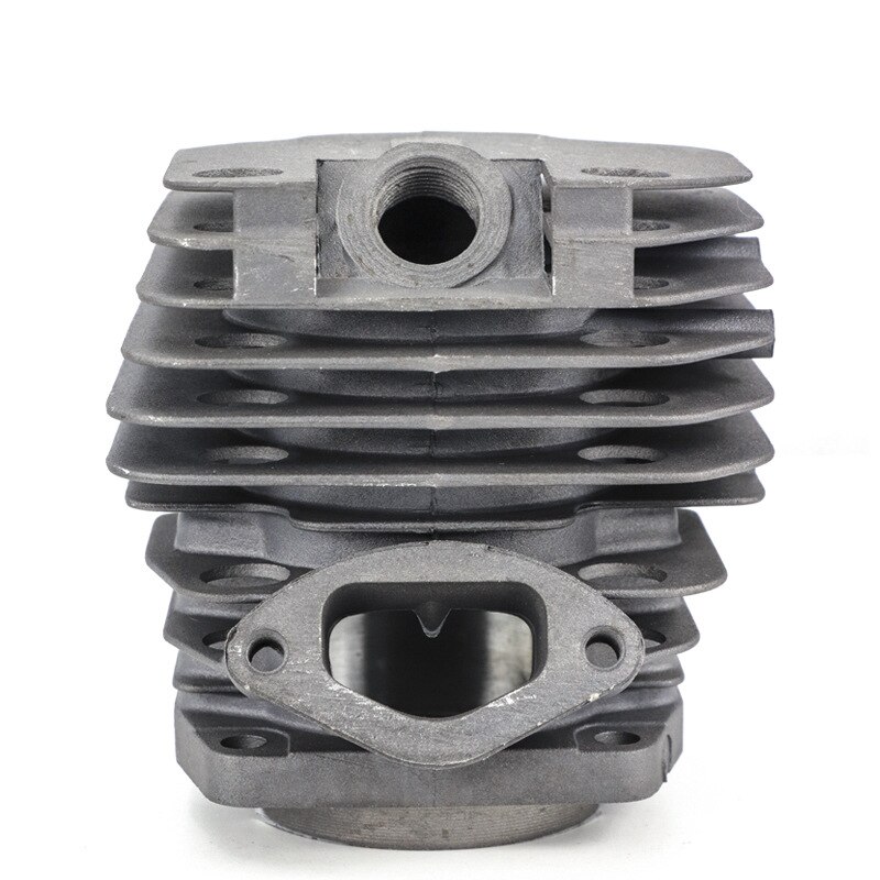 Juego de pistón y cilindro de motosierra de 45mm de diámetro, piezas de repuesto para Repuestos de motosierra de gasolina/aceite, 52 y 52CC