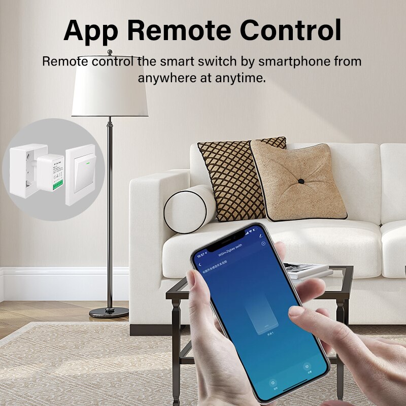 Zigbee Smart DIY Switch Module Tuya 16A Voice Control Via Alexa Google Home Yandex Smart Life App Timer 2-Way Switches