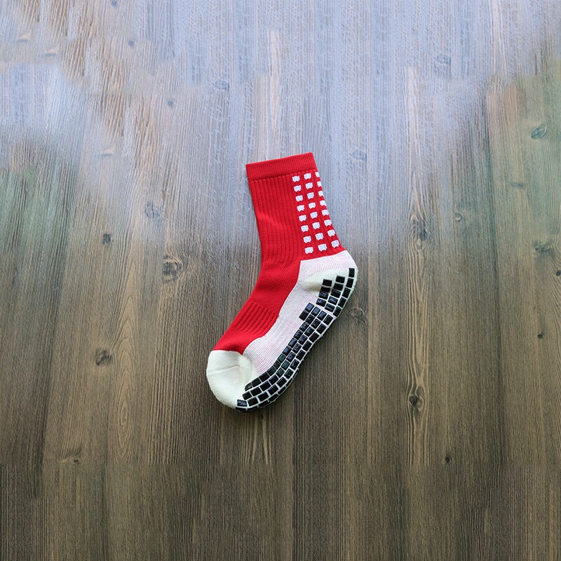 Calcetines de fútbol para niños, niños, adolescentes y alumnos de 8 a 13 años: gules
