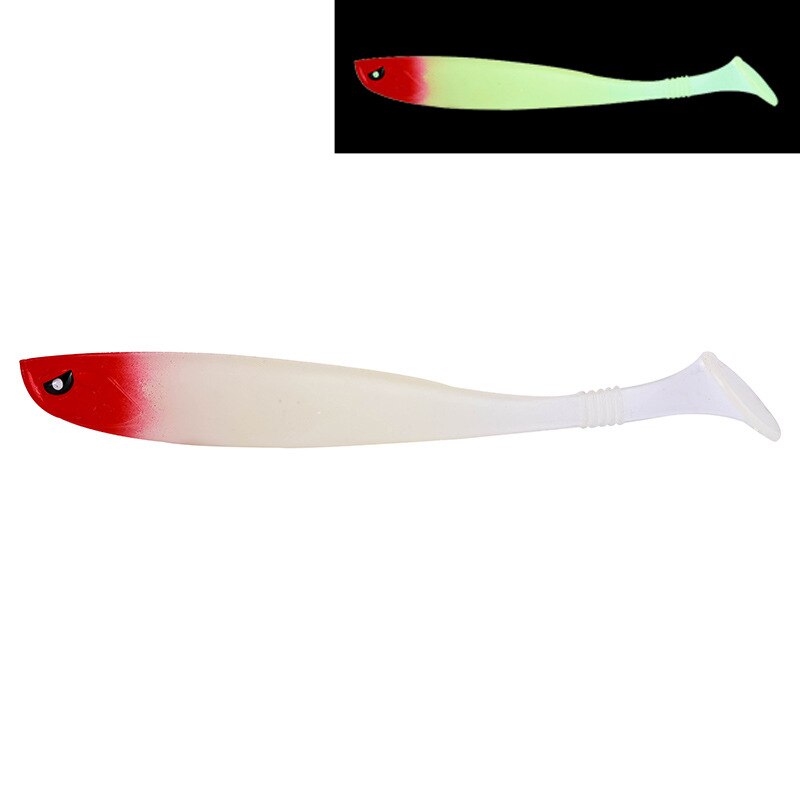 3 kpl 10g 13cm viehettä pehmeä syötti jigi vaapu shad swimbaits keinotekoinen silikoni syötti jigipää kalastus kumikala viehe