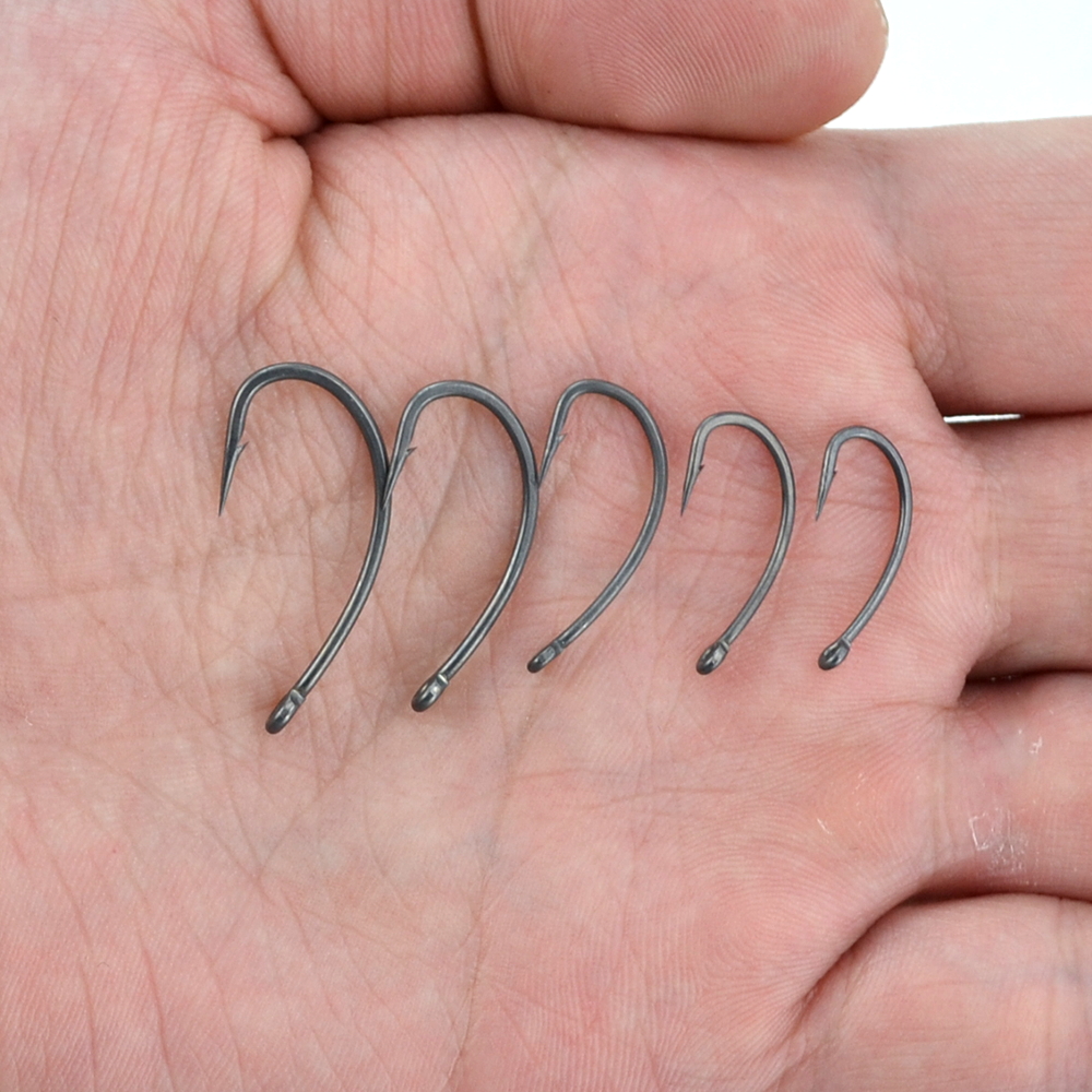 double fish hook nose Fathom Trolling Spun Single Hookset 11/0 MUSTAD 7691S strand 7x7 cable double spun hookset Fish Hook Hook Piercing Nose