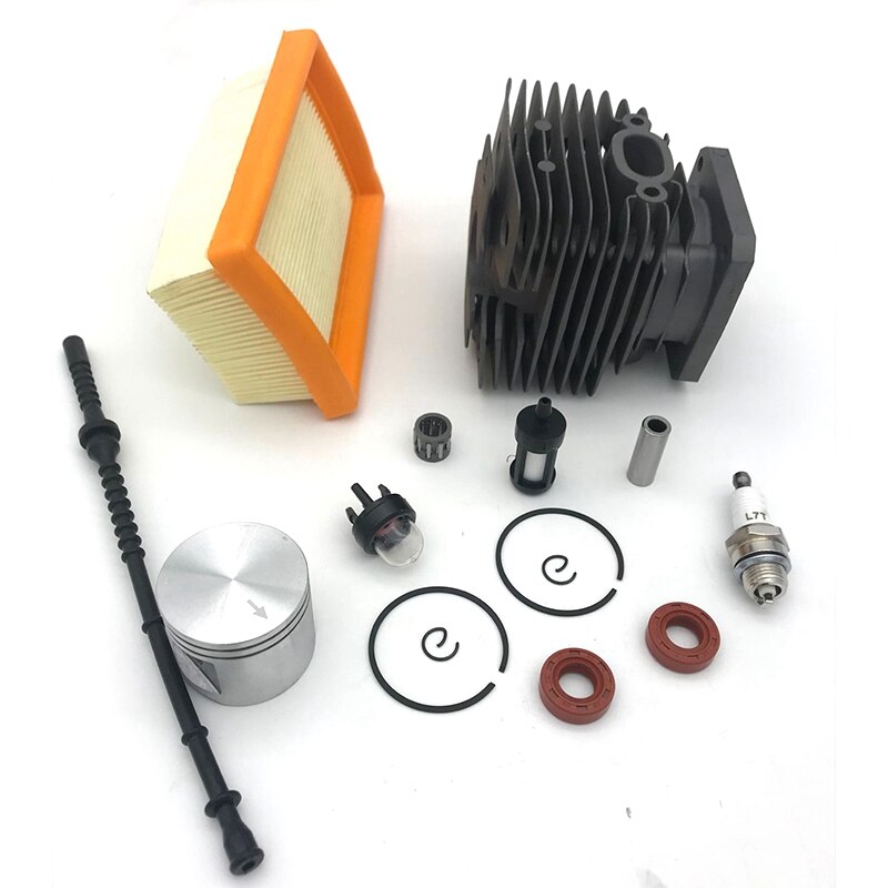 Kit cylindre-Piston 42Mm pour Stihl FS450 FS 450, ligne de filtre à Air et à carburant, bougie d'allumage pour joint d'huile, 4128 020