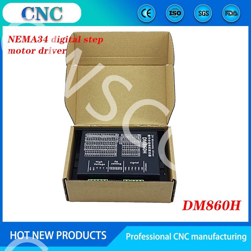 Stepper motor driver Dm860H Microstep Motor Two-phase DC motor speed controller for 57 86 stepper motor Nema 23 34