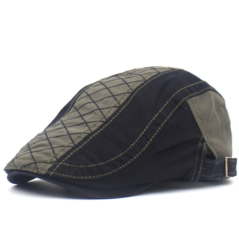 Mode Zomer Baretten Caps Voor Mannen Toevallige Piekte Caps Borduren Retro Baretten Hoeden Vader Hoed Pet Cap