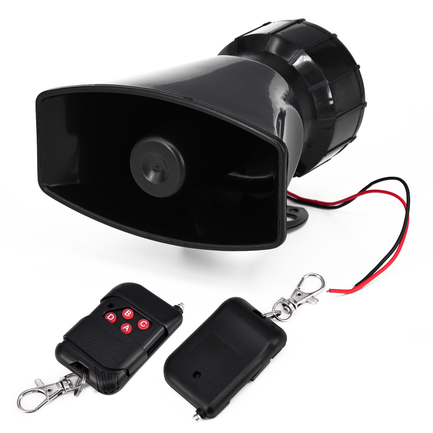 Kit de télécommande klaxon sirène 7 tons feu fort | Alarme de voiture électronique 12V DC