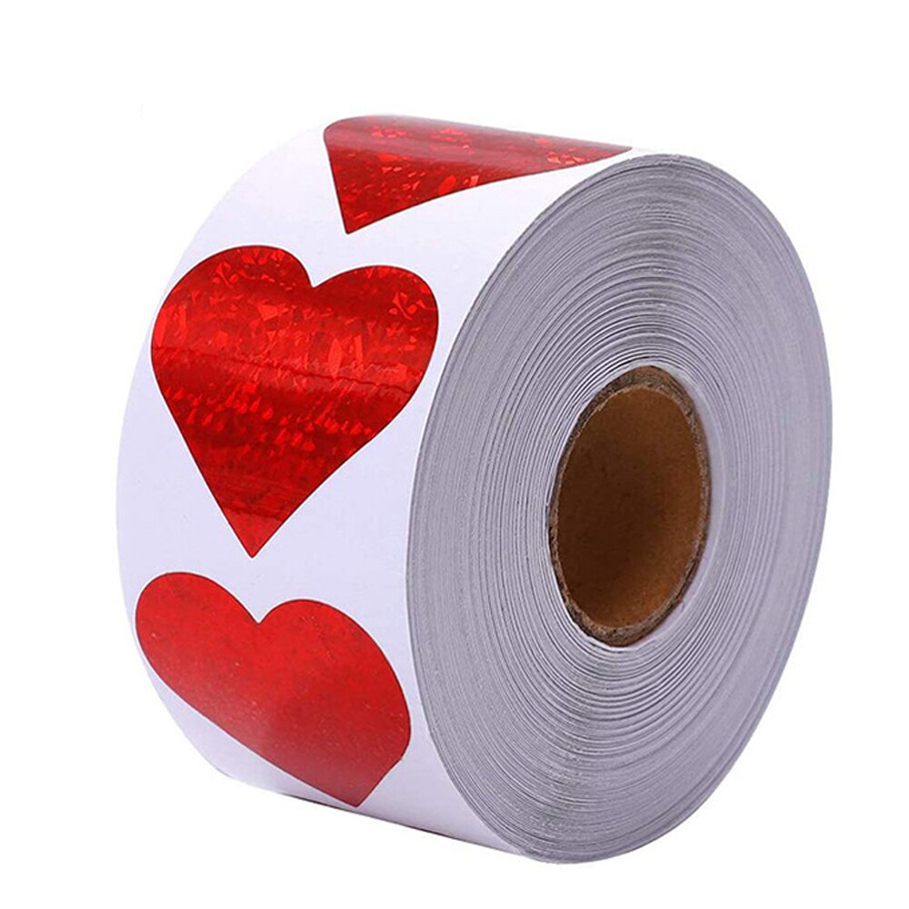 Autocollants pour Gay Pride, étiquette arc-en-ciel, amour, cœur, pâtisserie, 1 pouce, 50 à 500 pièces: QY834-100pcs