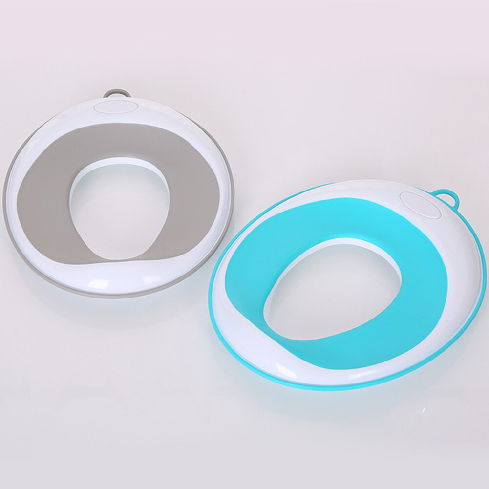 Secure Hook PP Portable Baby Kids Toilet Seat Non-Slip Soft Trainer Ring