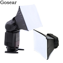 Gosear Universal Photo Flash Diffuser Licht Diffuser Soft Box Difusor Flash Voor Canon Nikon Sony Camera Flash Softbox