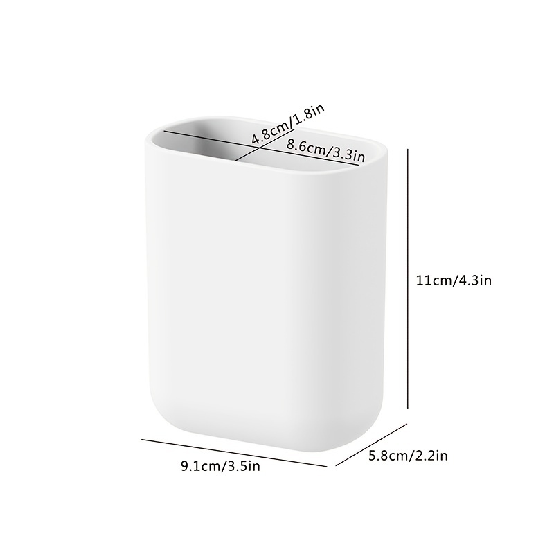 Aan de muur gemonteerde opbergdoos kan water afvoeren, geschikt voor het opbergen van tandpasta en tandenborstels op de badkamermuur
