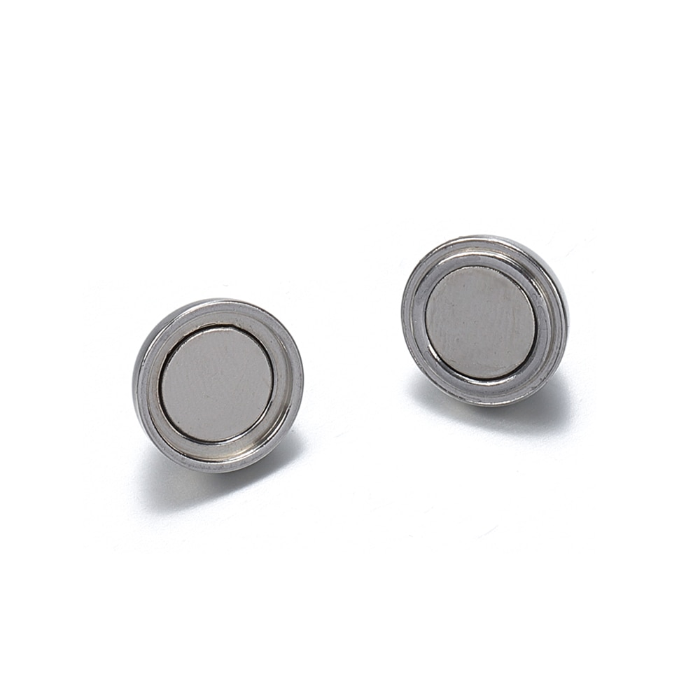 5 piezas de acero inoxidable forma de bola Cierre magnético convertidor collar resultados conector para hacer joyas DIY accesorios de pulsera