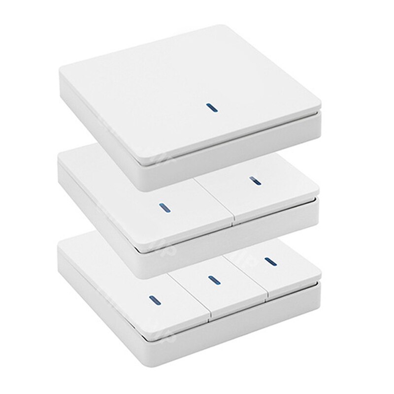 Wall Panel Wireless Remote Transmitter 433MHz RF Wireless Remote Control Switch 86 Type Wall Panel Switch Transmitter