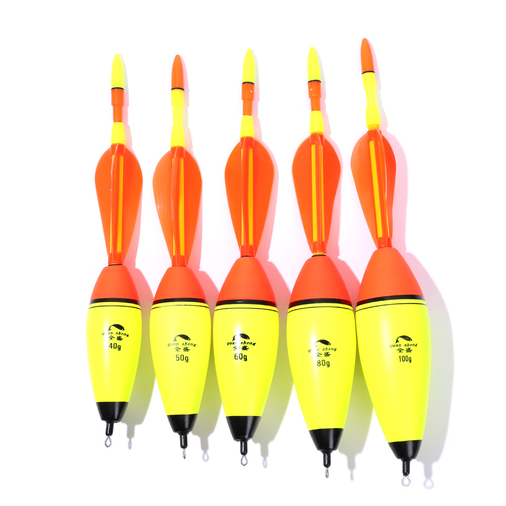 Flotteur de pêche lumineux, avec aile rotative, élastique, en mousse, 40g – 100g