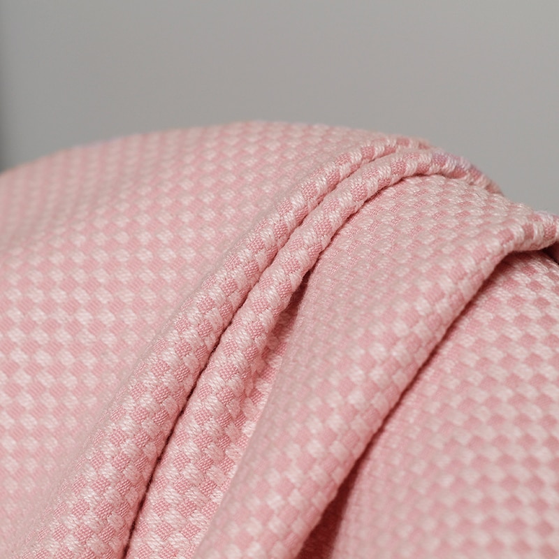 White Waxberry Pink Tweed Wollen Wool Fabrics Wool Garment Materials Winter Women Overcoat Jacket Sewing Cloth