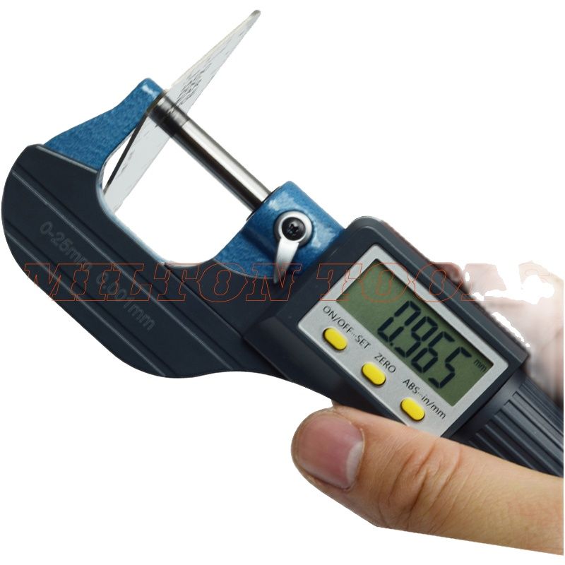 0-25mm 0.001 mm digital electronic outside micrometer 0-25 mm with Extra Large LCD Screen measuring tools With Retail Box