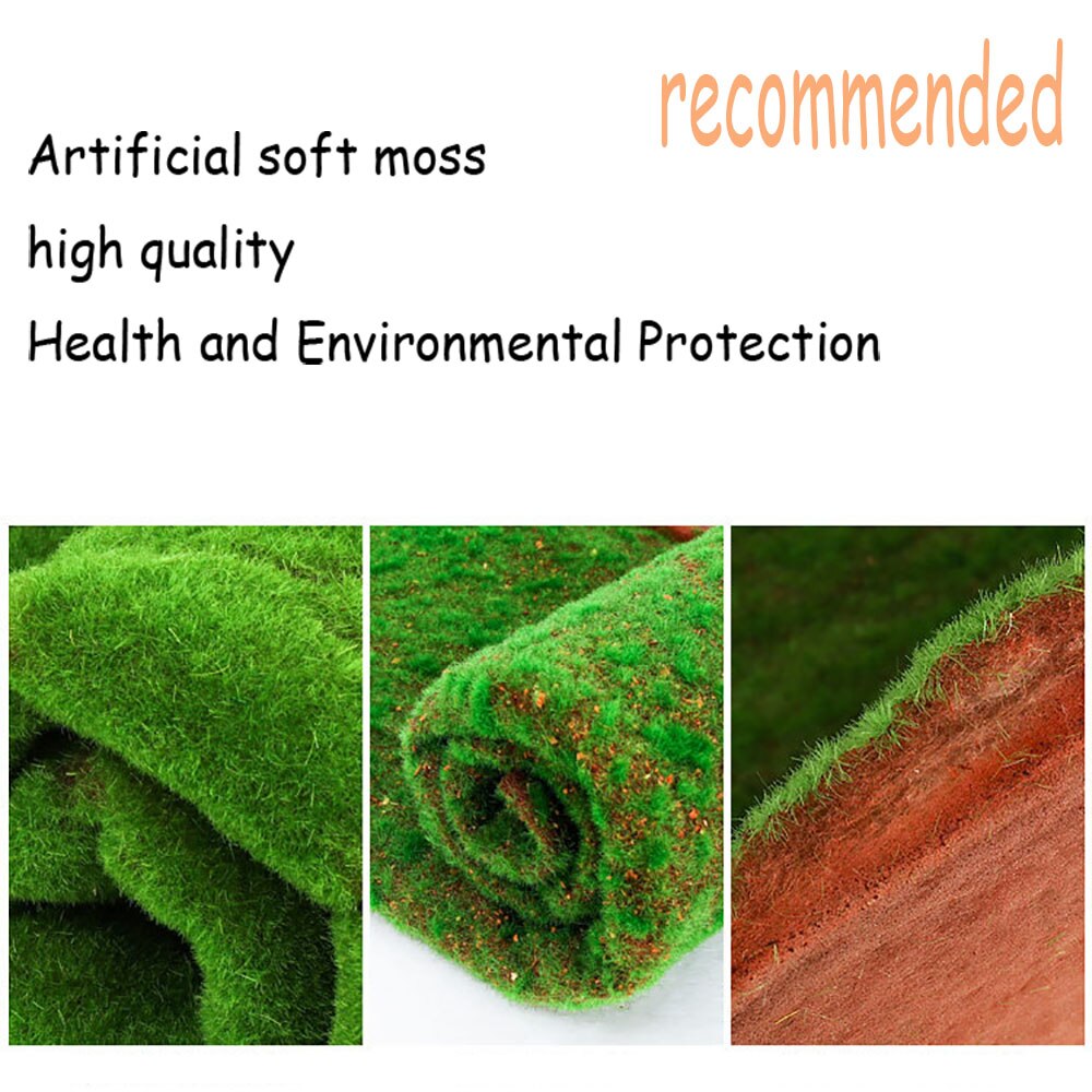 1Pcs Simulation moss plant wall simulation moss lawn decoration package sewer pillar indoor balcony beautification