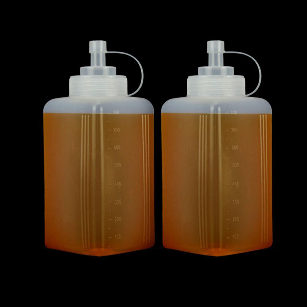 Condiment Bottle Not Deformed Squeeze Dispenser PE Leakproof Modern Ketchup Condiment Bottle