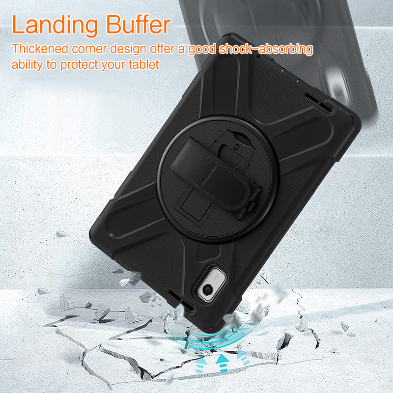 Huawei-fodral till lenovo tab  m8 4th 8 -tums fhd gen 2nd 3rd hd tab  m9 surfplatta, stötsäkert barnskydd, axelrem