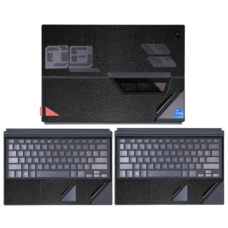 Protection Sticker for ASUS ROG Flow Z13 GZ301Z Ultra Slim Vinyl Decal for ASUS ROG Flow Z13 NoteBook PC Skin Color Optional: PU Black